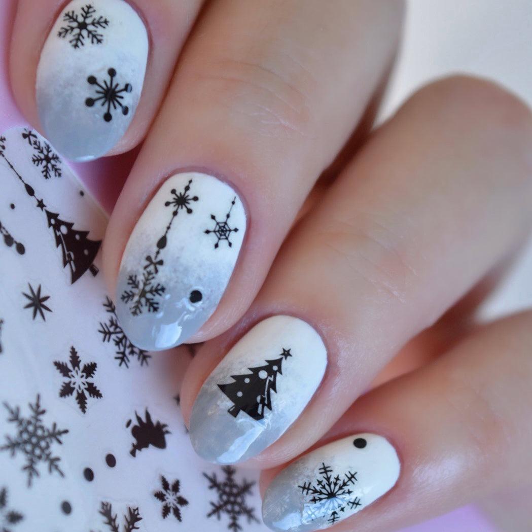 Dark Christmas PLAY Nail Art Sticker