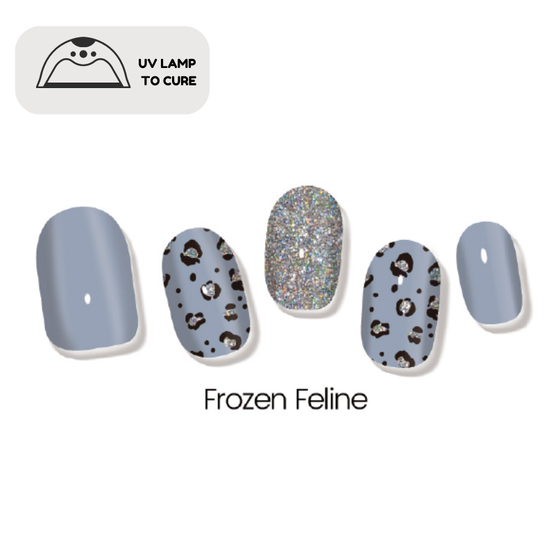 Frozen Feline Jellies DIY Semi Cured Gel Nail Wraps