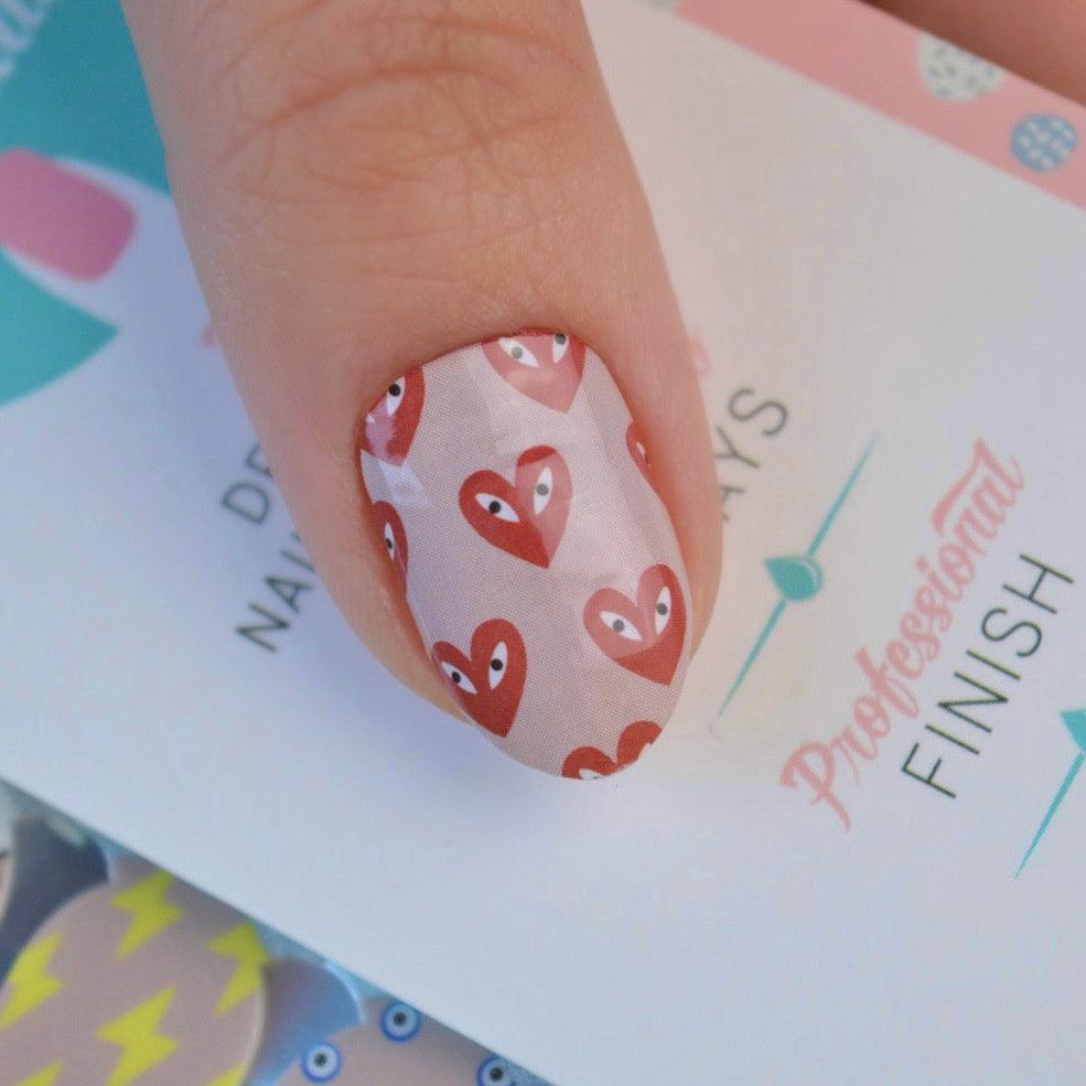 Garcon | Heart Fun Design Nail Polish Wrap