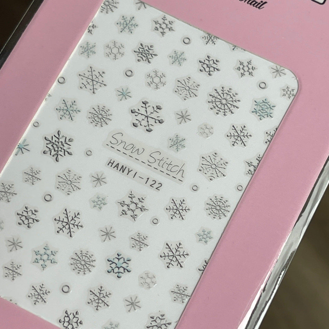 Stary Snowflake PLAY Nail Art Sticker