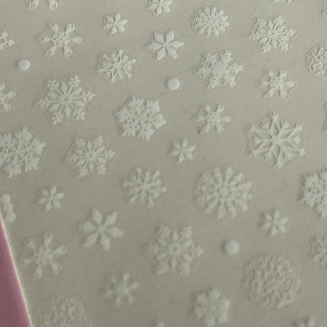 Snowy PLAY Nail Art Sticker
