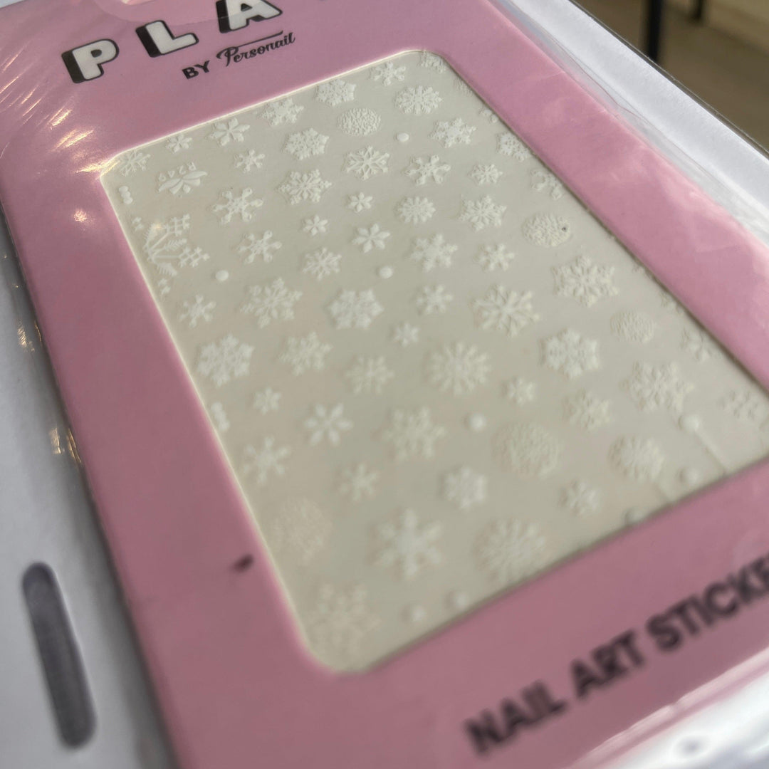 Snowy PLAY Nail Art Sticker