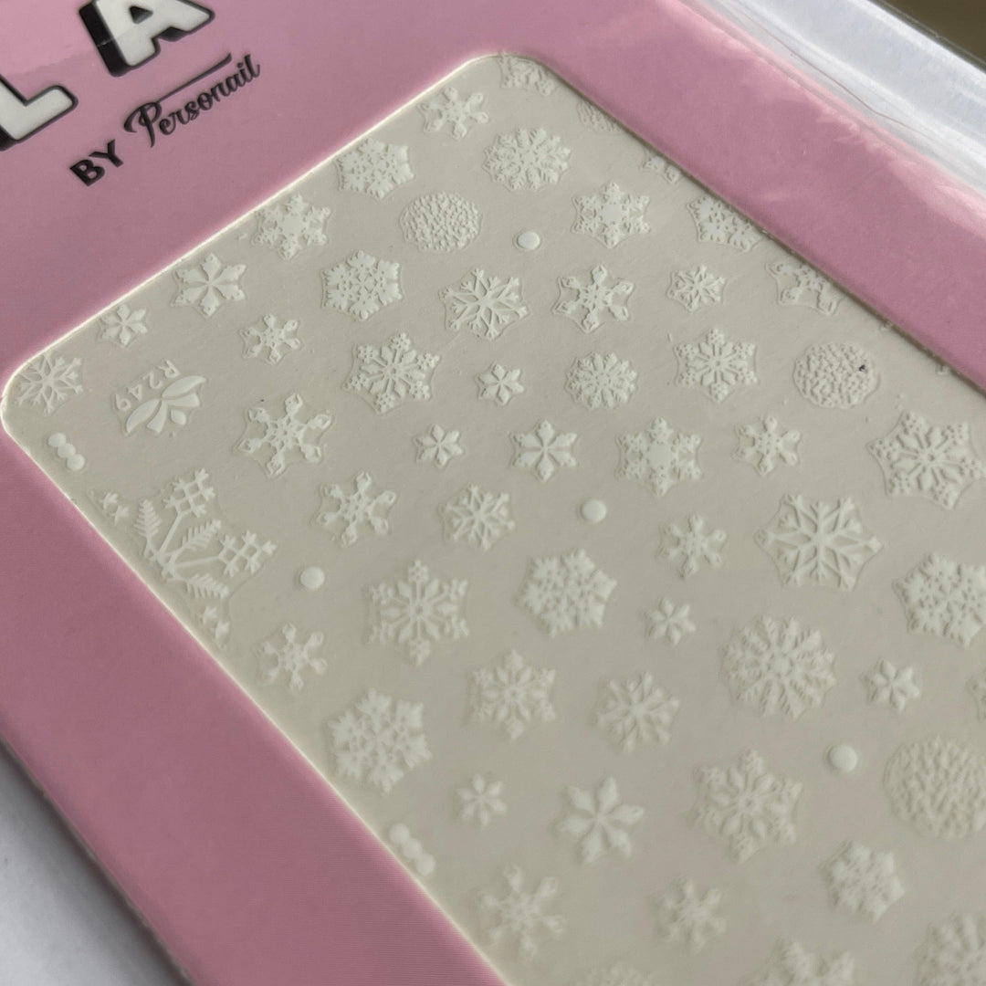 Snowy PLAY Nail Art Sticker