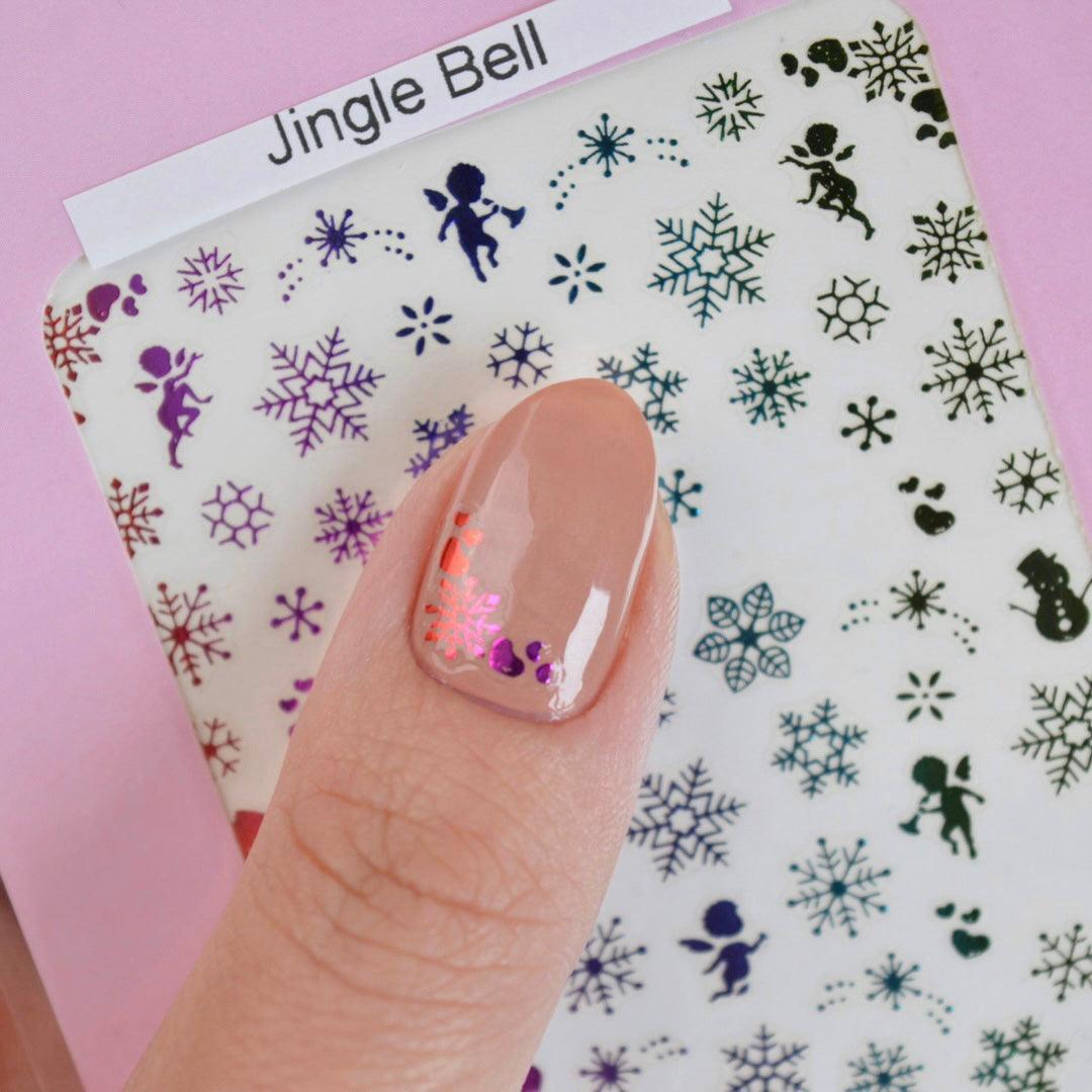 Jingle Bells PLAY Nail Art Sticker