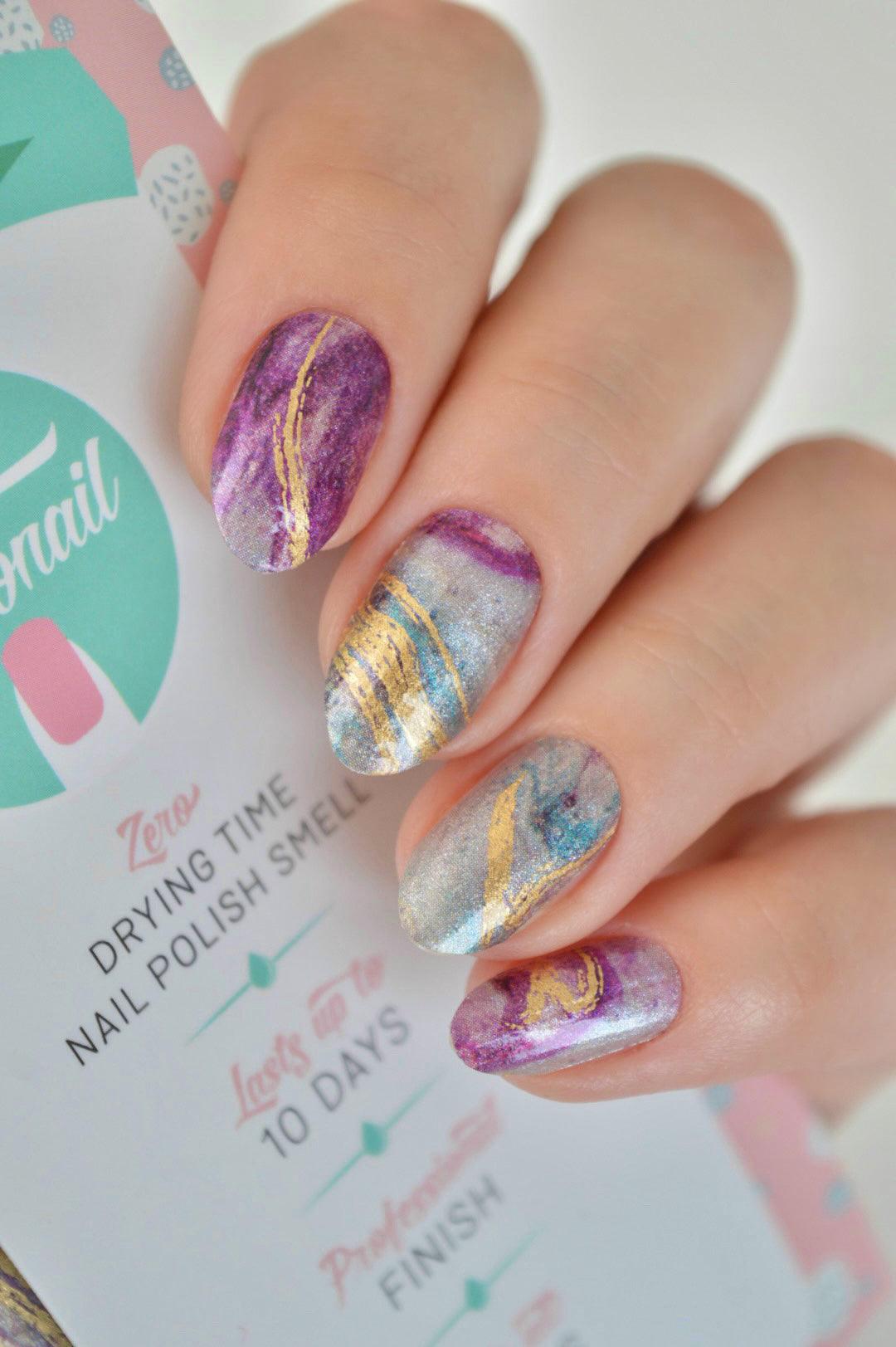 JuJu | Marble Pearl Nail Polish Wraps