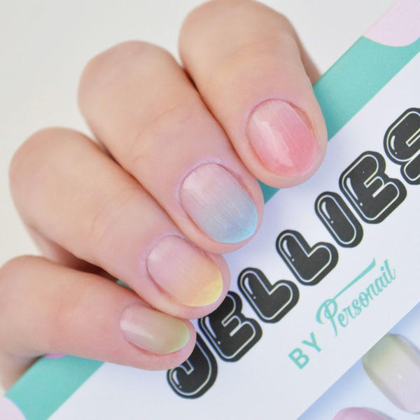 Marshmallow | Jellies DIY Soft Semi Cured Gel Nail Wraps