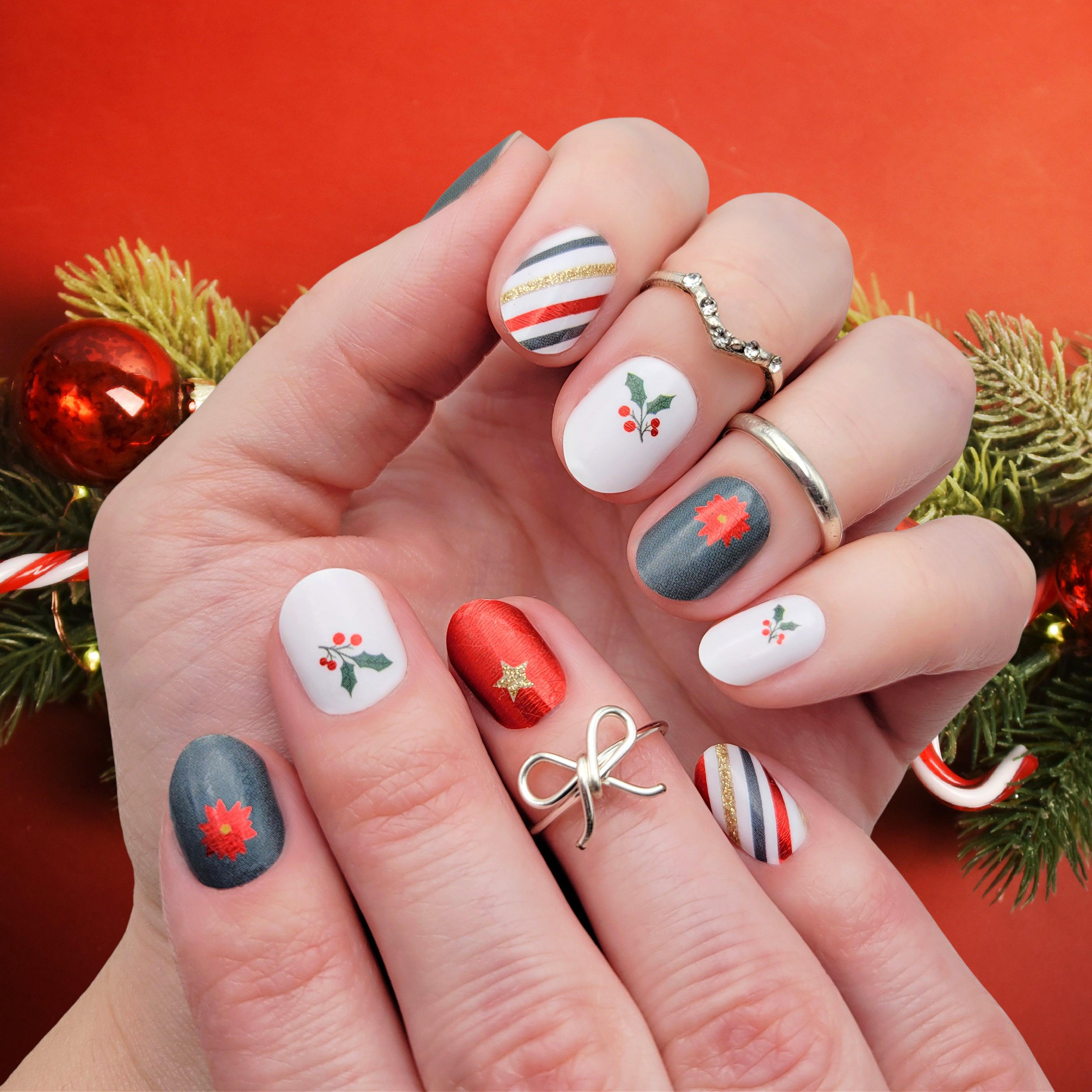 Christmas Laurel Co Nail Polish Wrap