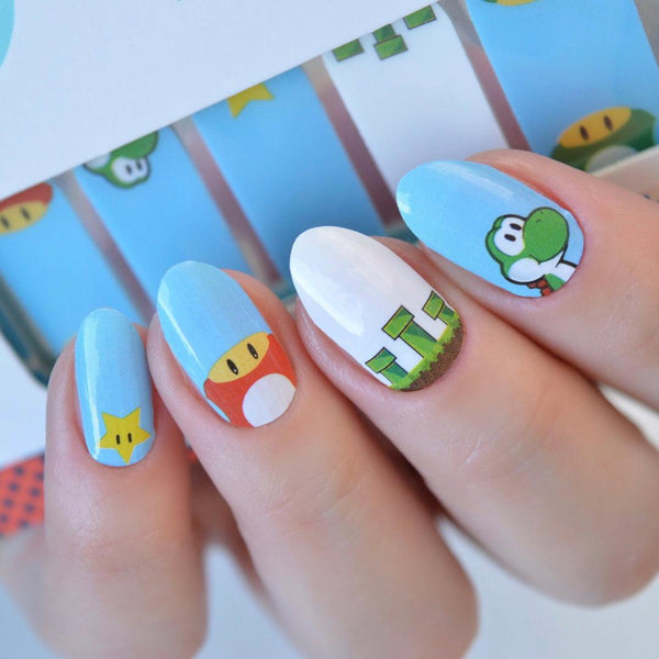 Nintendo | Mario Nail Polish Wraps