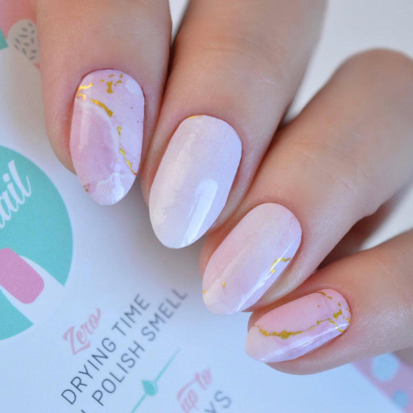 Rose Quartz | Nail Polish Wrap