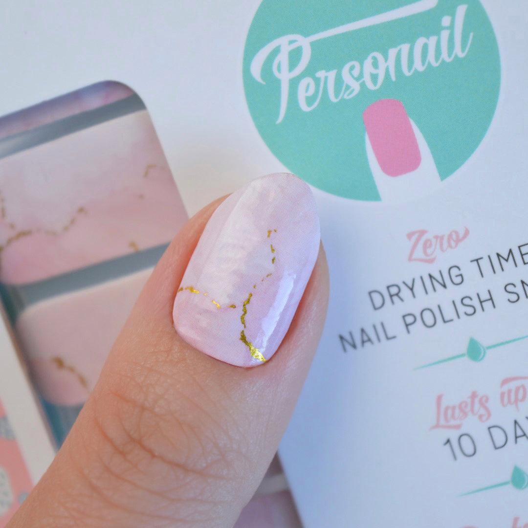 Rose Quartz | Nail Polish Wrap