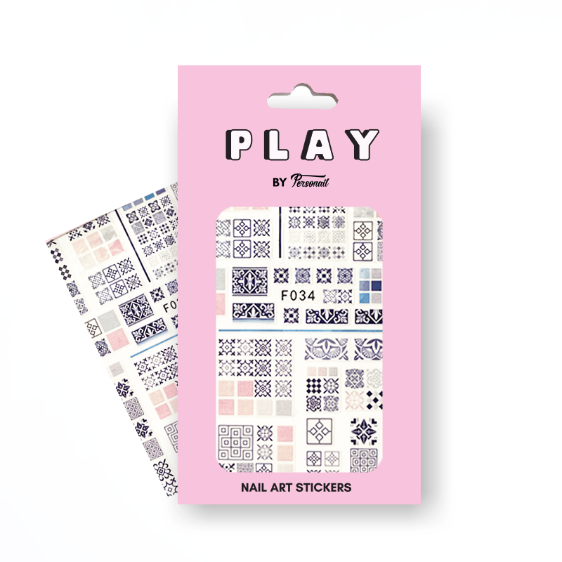 Santorini PLAY Nail Art Sticker