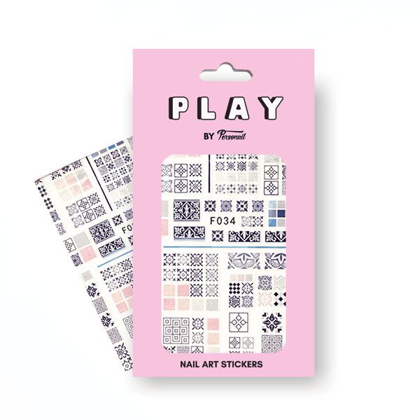 Santorini PLAY Nail Art Sticker
