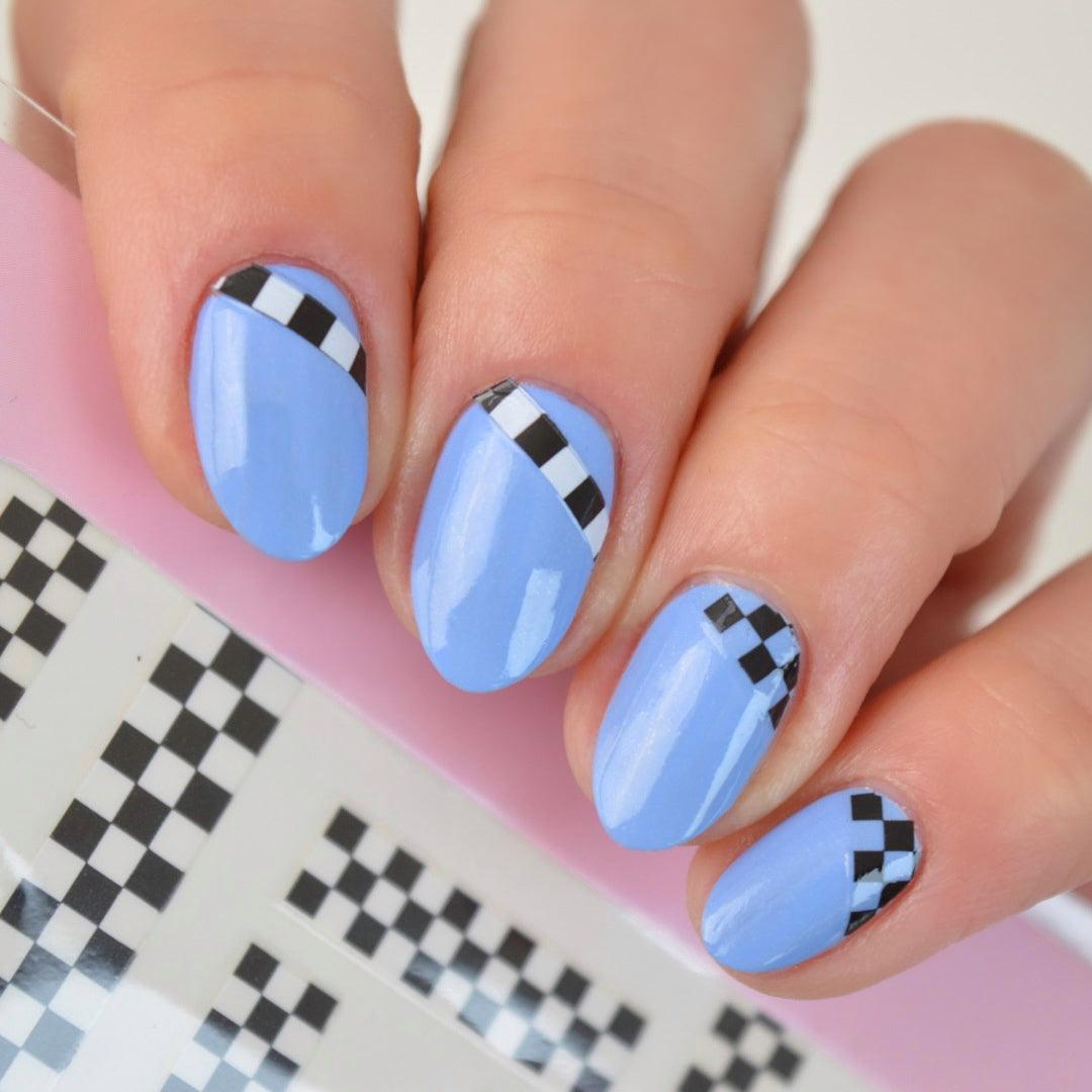Skater Girl PLAY Nail Art Sticker