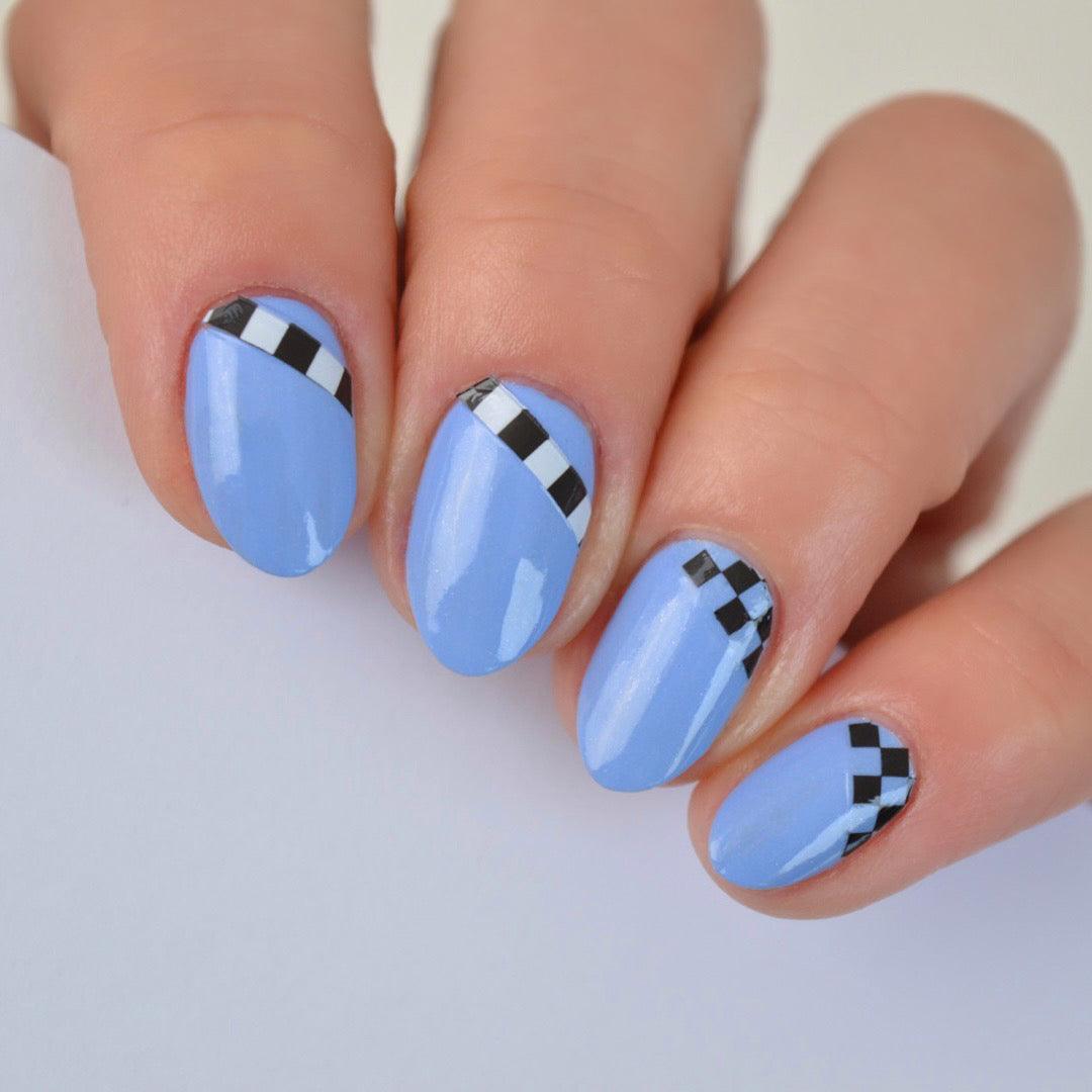 Skater Girl PLAY Nail Art Sticker