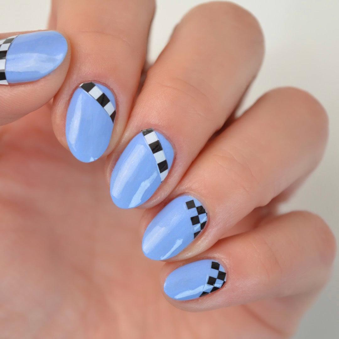 Skater Girl PLAY Nail Art Sticker