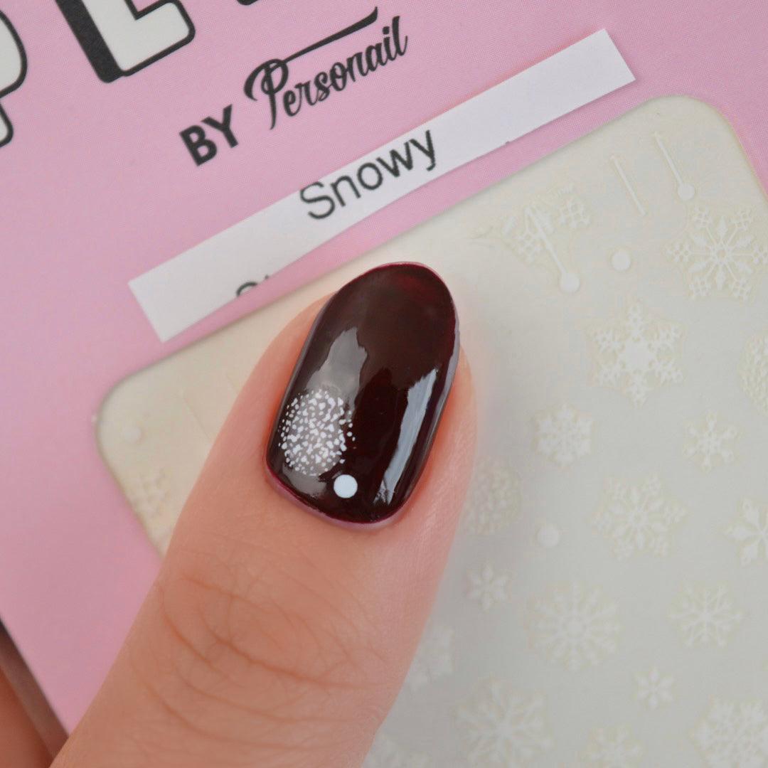 Snowy PLAY Nail Art Sticker