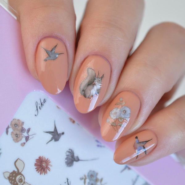 Blooms PLAY Nail Art Sticker