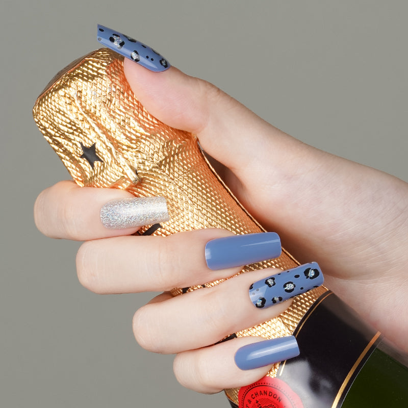 Frozen Feline Jellies DIY Semi Cured Gel Nail Wraps