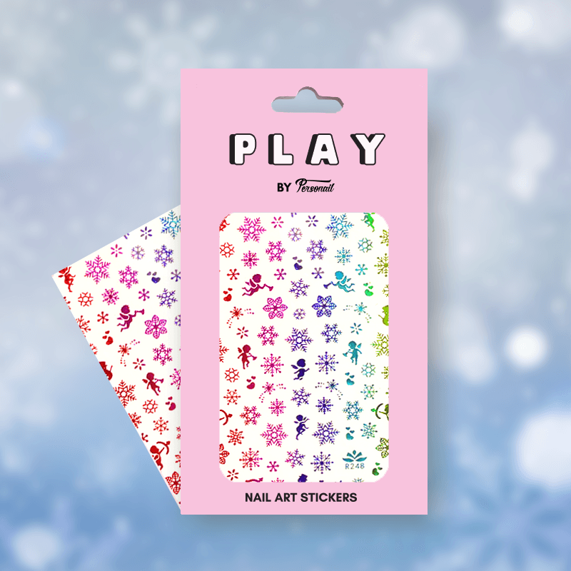 Jingle Bells PLAY Nail Art Sticker