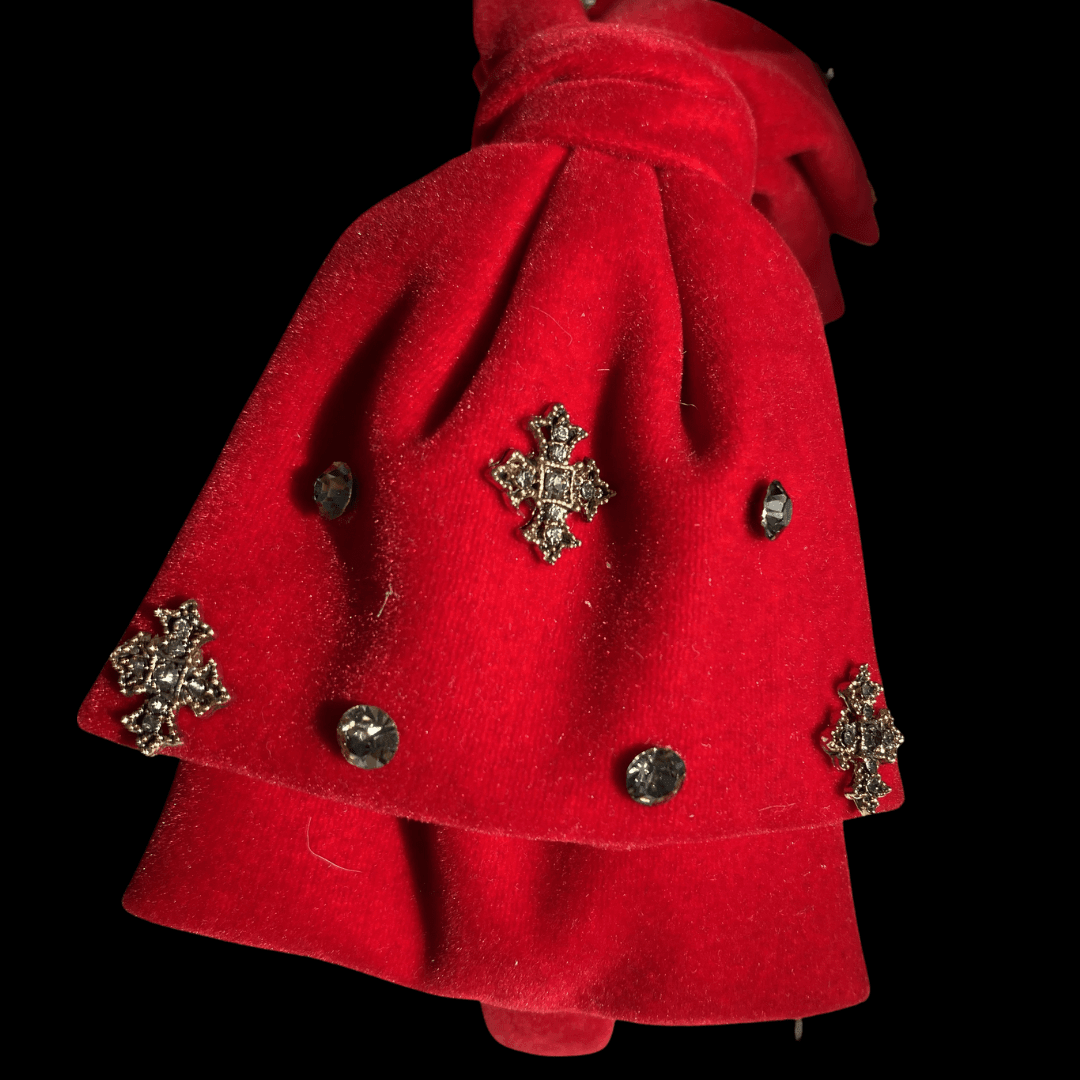 Personail headband Caroline Big Bow Headband (Red)