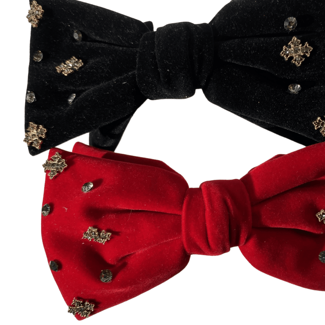 Personail headband Caroline Big Bow Headband (Red)