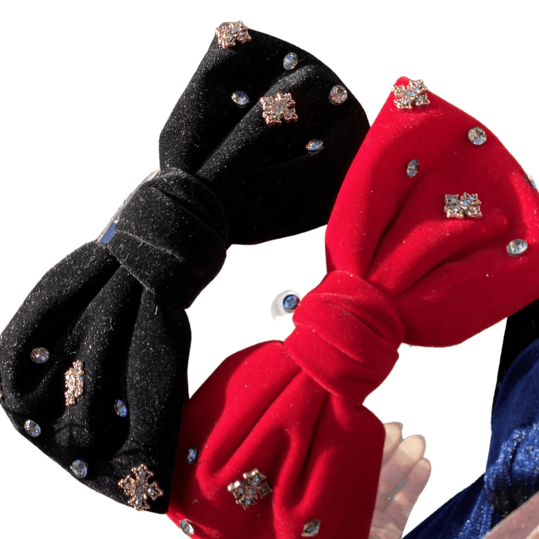 Personail headband Caroline Big Bow Headband (Red)