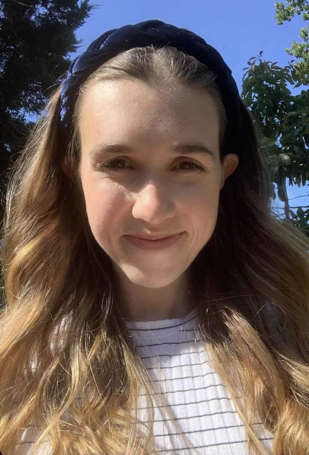 Personail headband Gillian Braided Navy Blue Headband