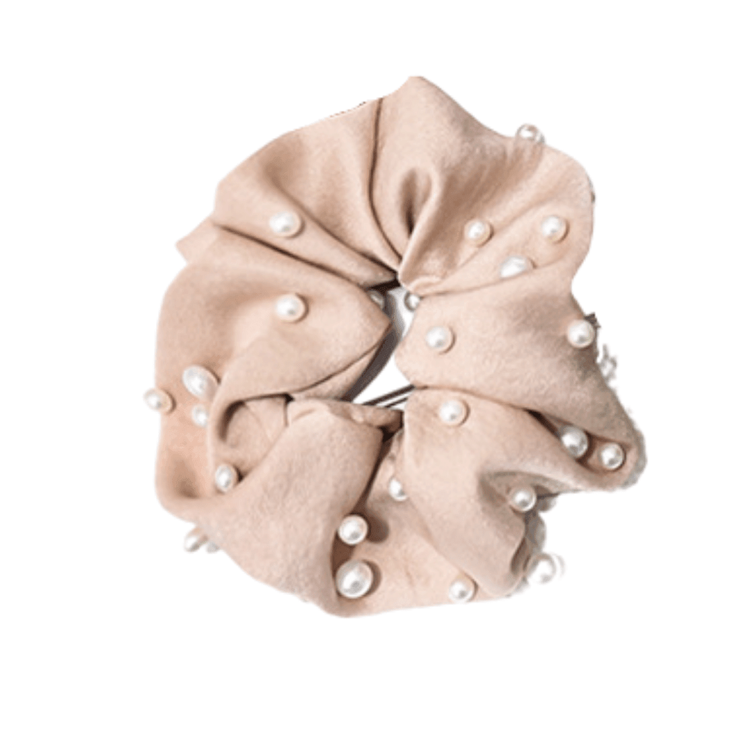 Personail headband Latte Olivia Scrunchie