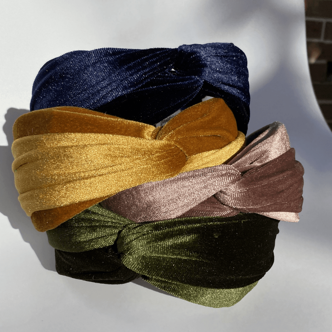 Personail headband Mustard Yellow Vivien Headband