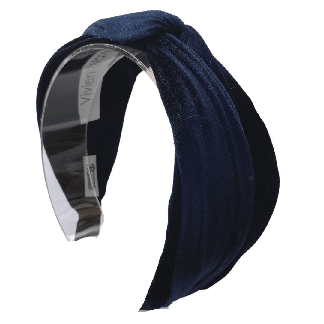 Personail headband Navy Blue Vivien Headband