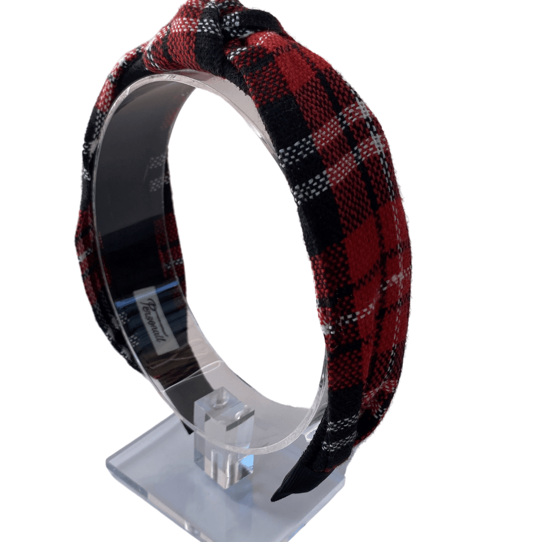Personail headband Tartan Headband
