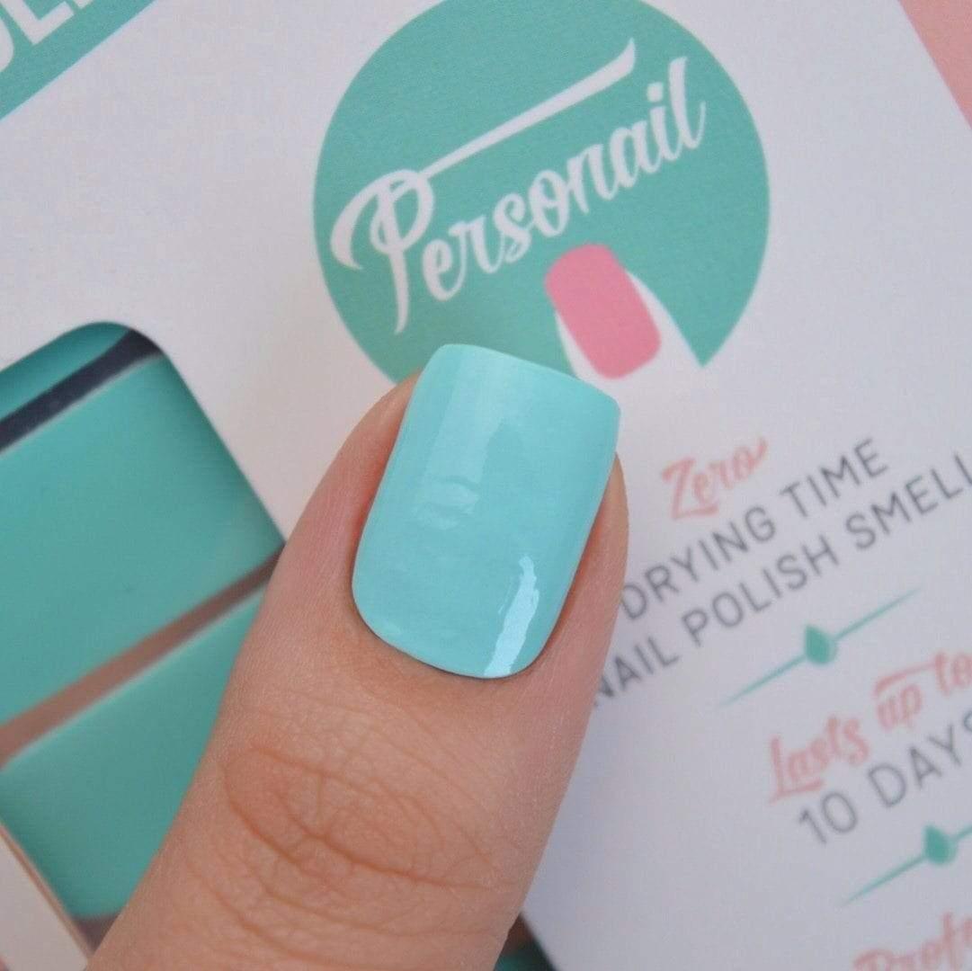 Personail Nail Wraps Aqua