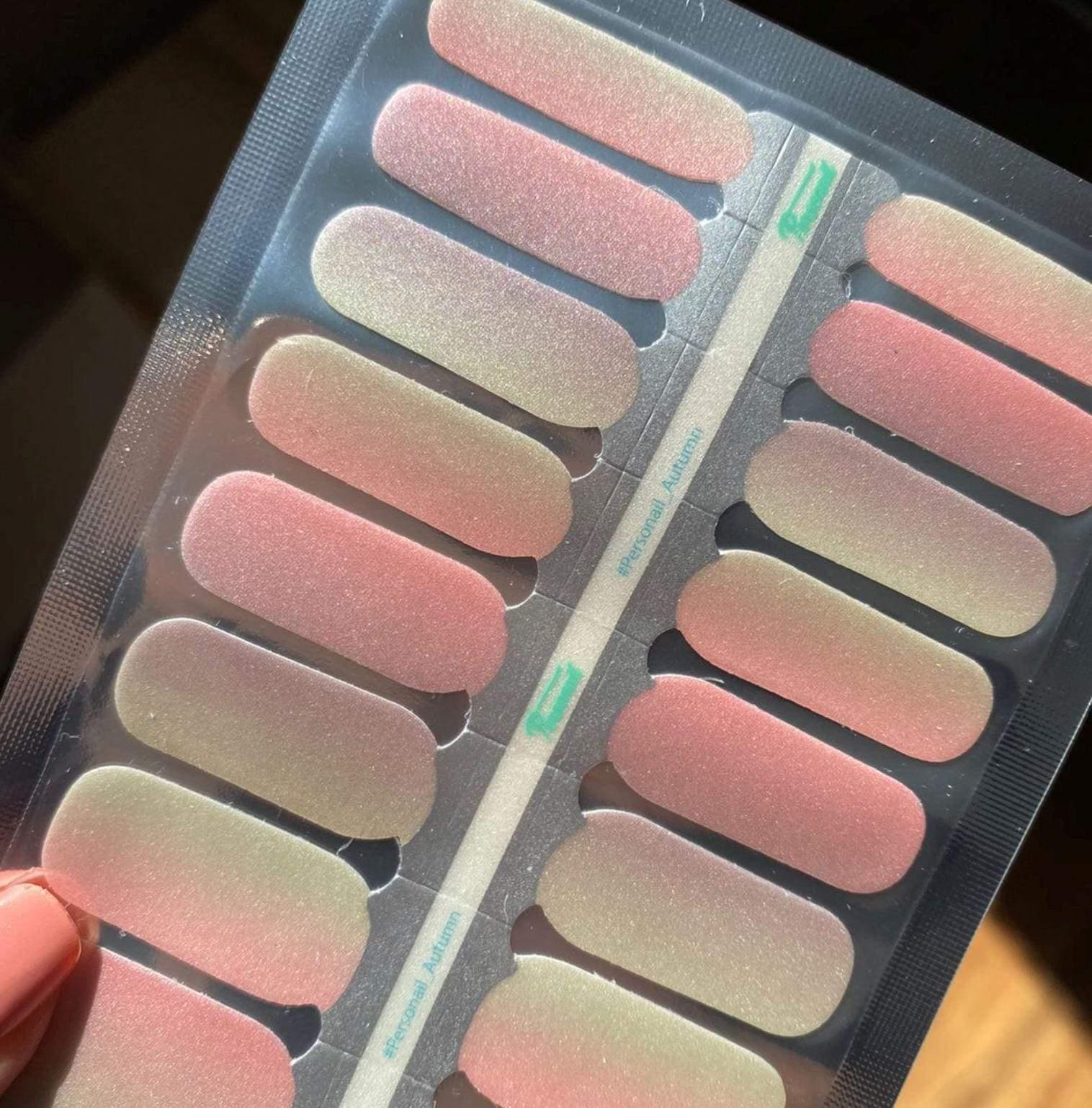 Personail Nail Wraps Autumn