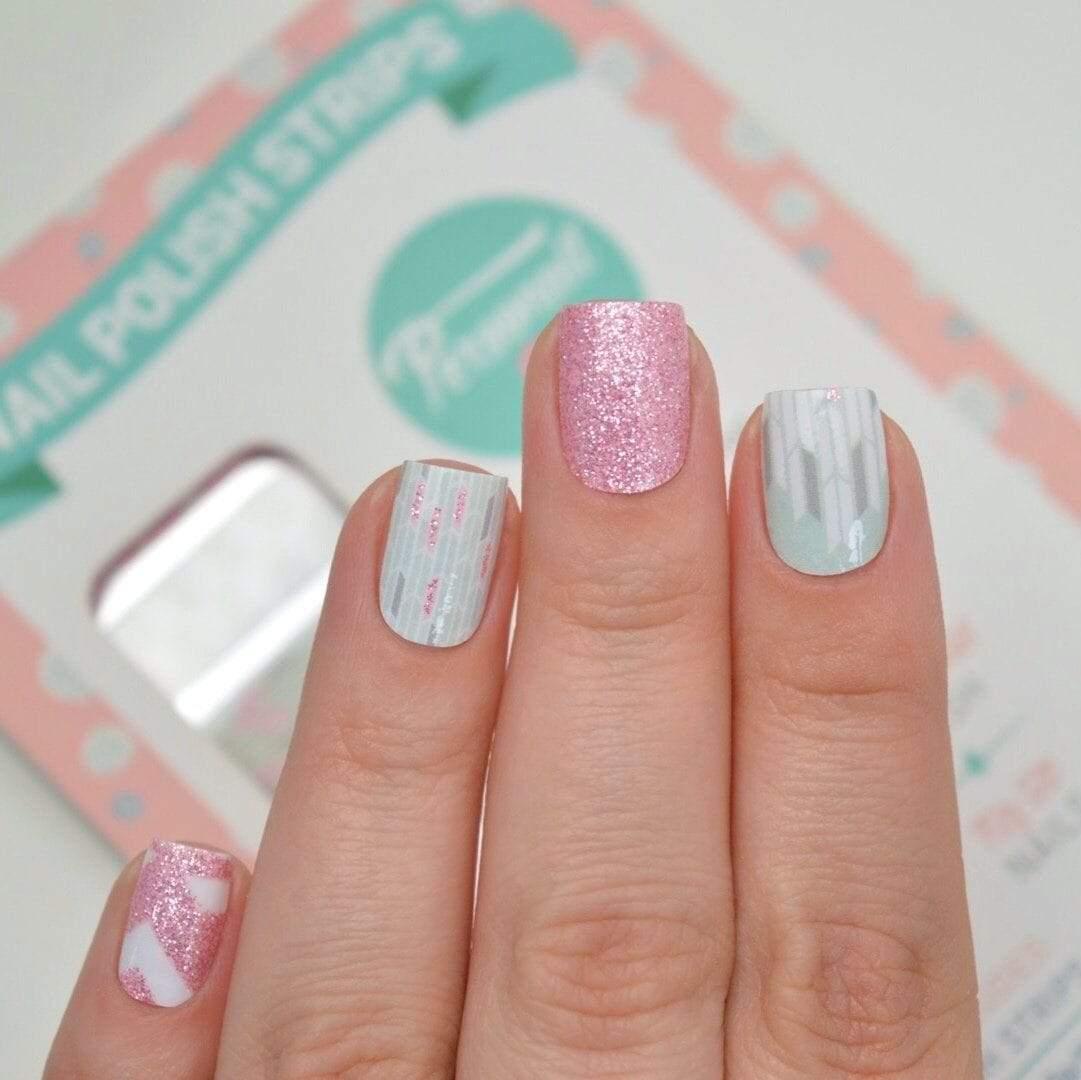 Personail Nail Wraps Babies Breath