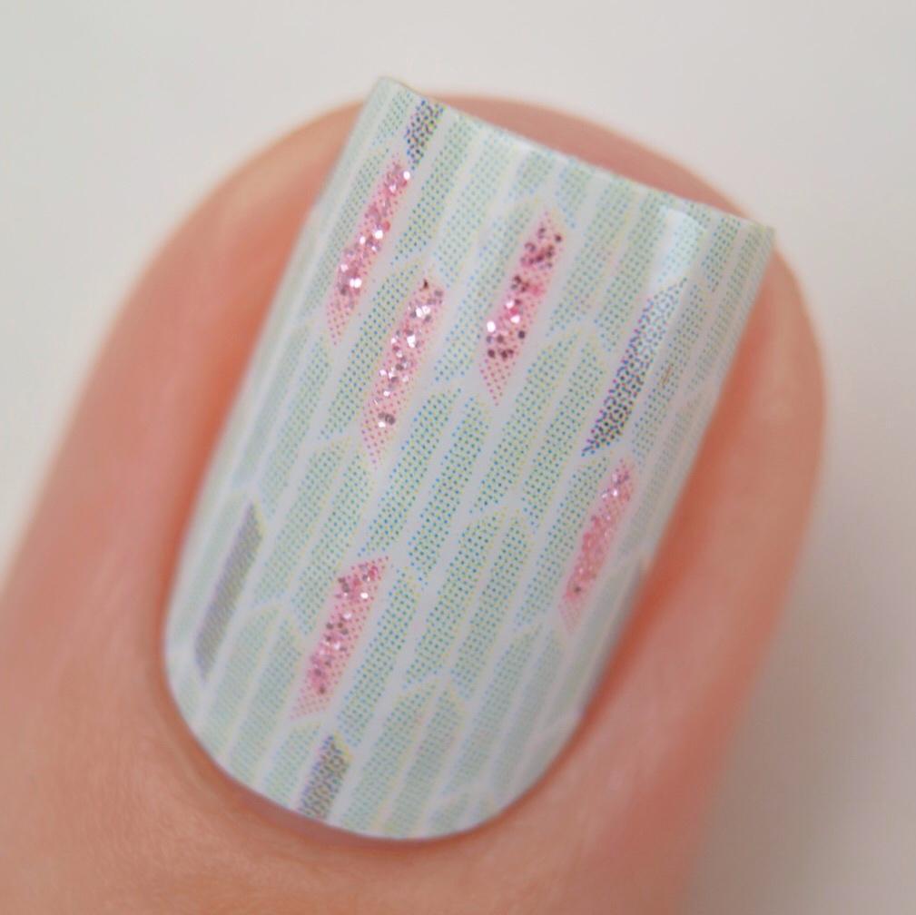 Personail Nail Wraps Babies Breath