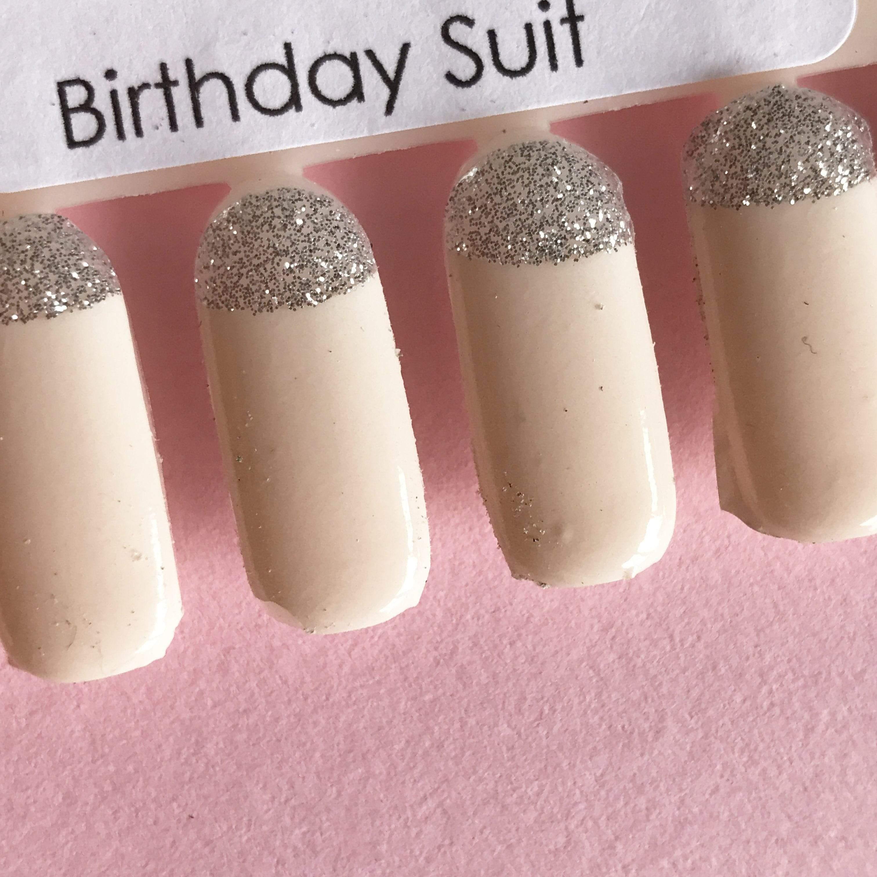 Personail Nail Wraps Birthday Suit