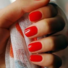 Personail Nail Wraps Brilliant Red