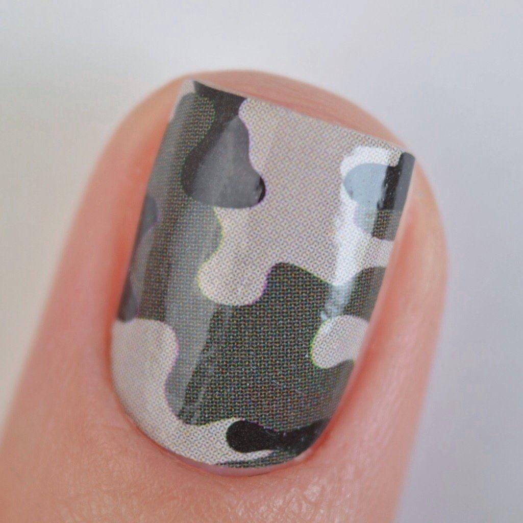 Personail Nail Wraps Camo