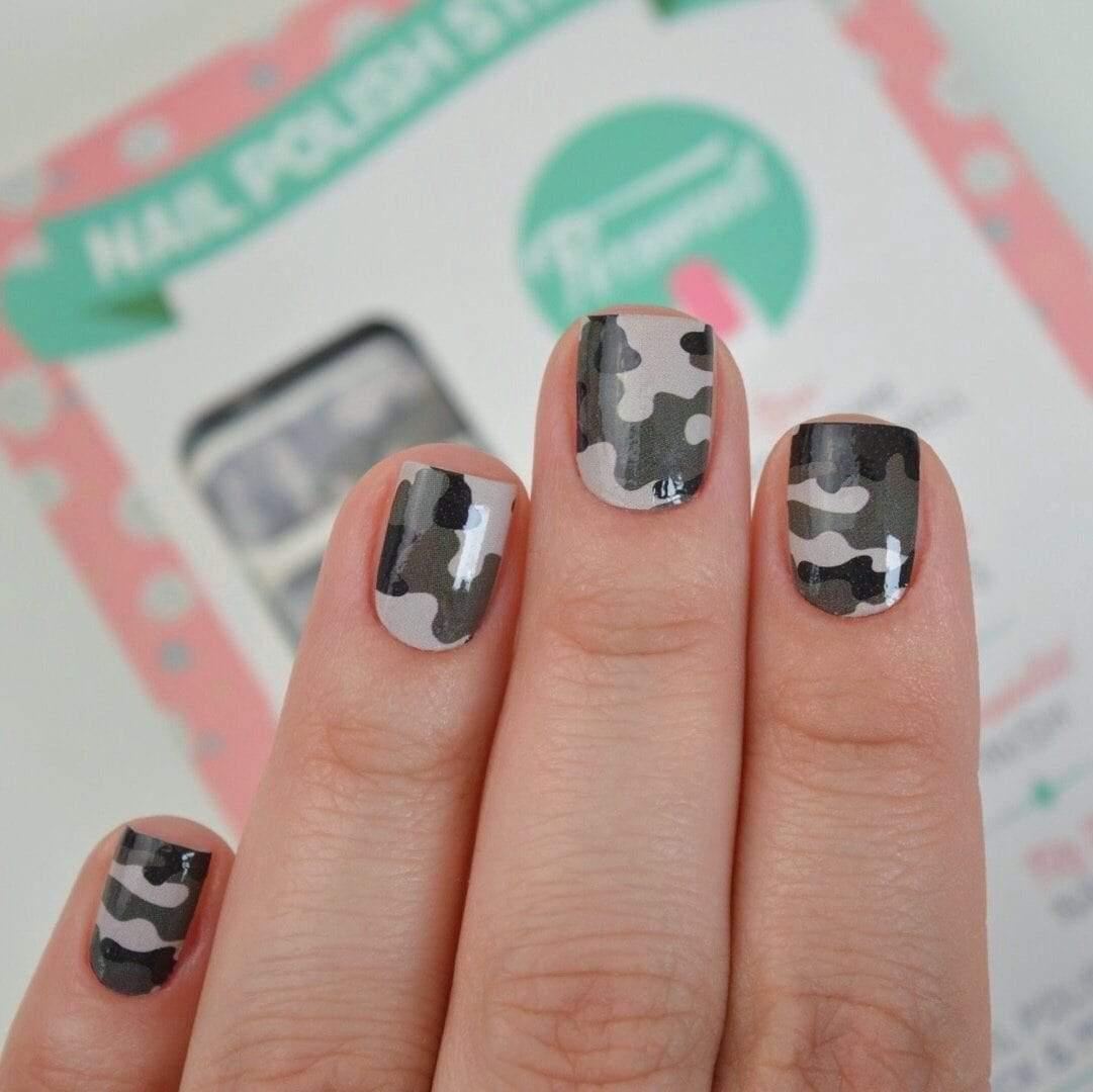 Personail Nail Wraps Camo