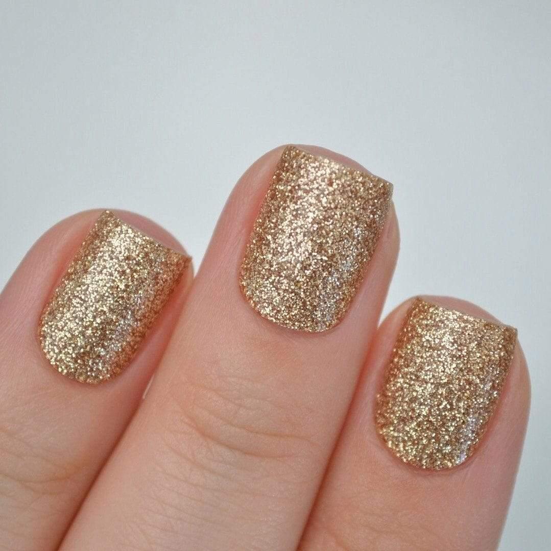 Personail Nail Wraps Champagne Glitter