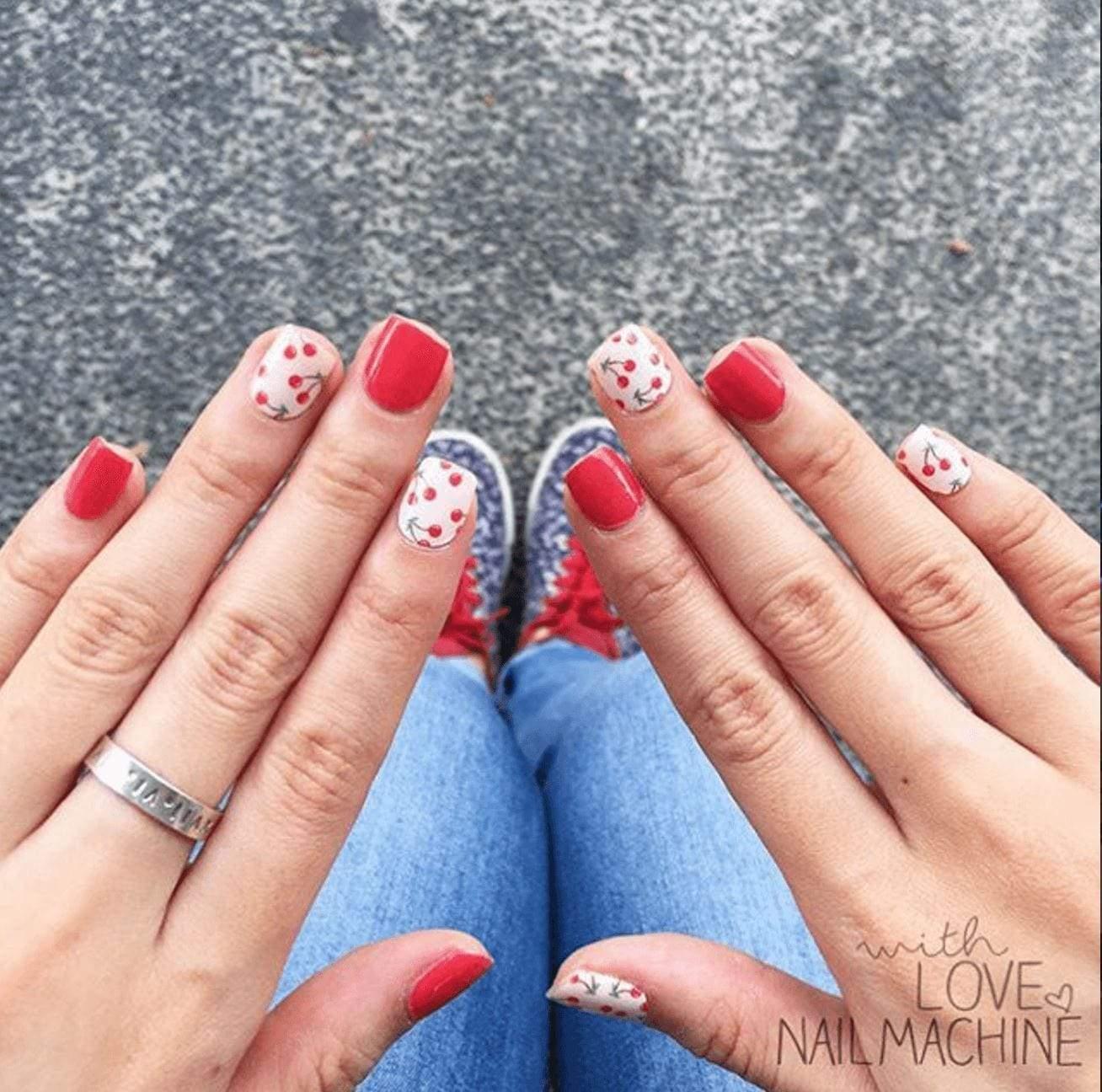 Personail Nail Wraps Cherry