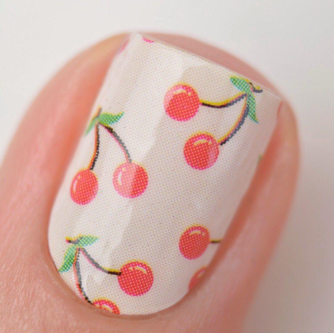 Personail Nail Wraps Cherry