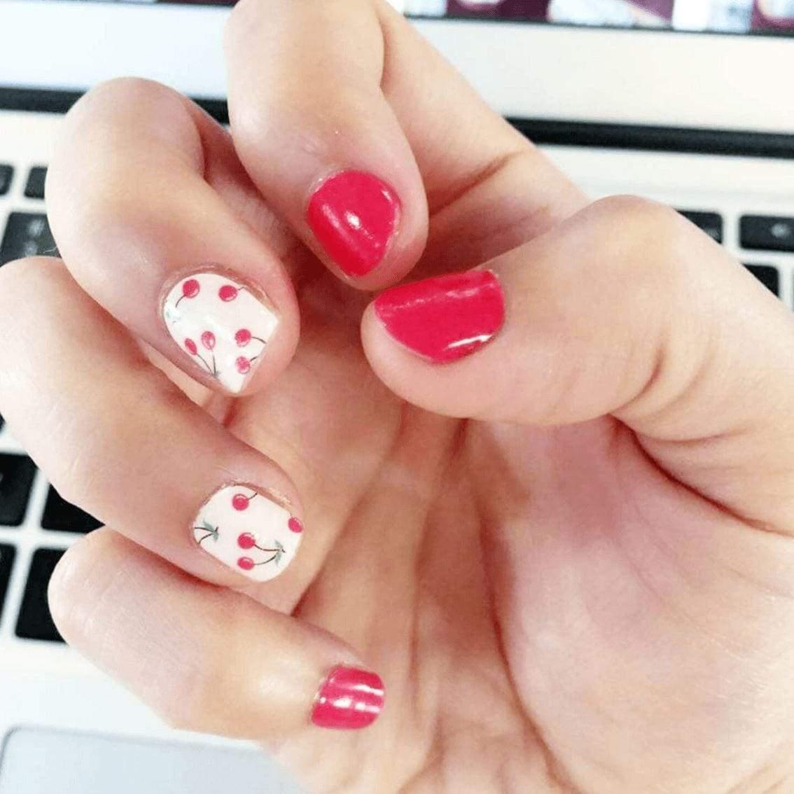 Personail Nail Wraps Cherry
