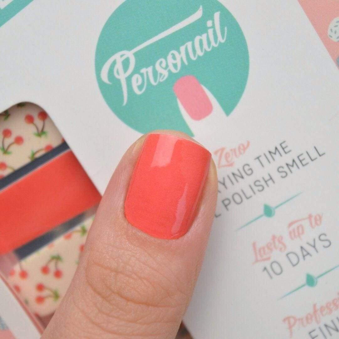 Personail Nail Wraps Cherry