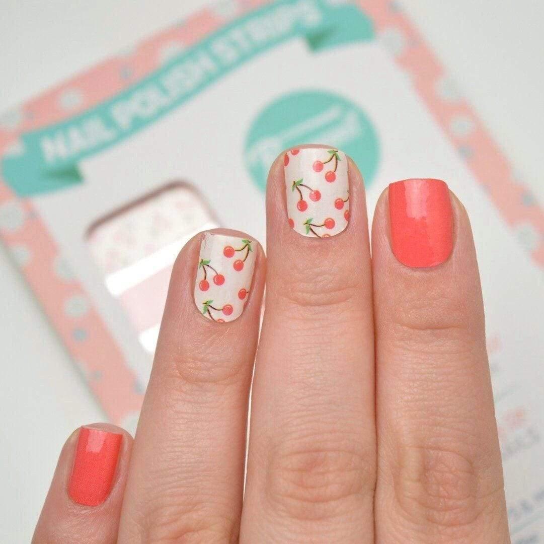 Personail Nail Wraps Cherry