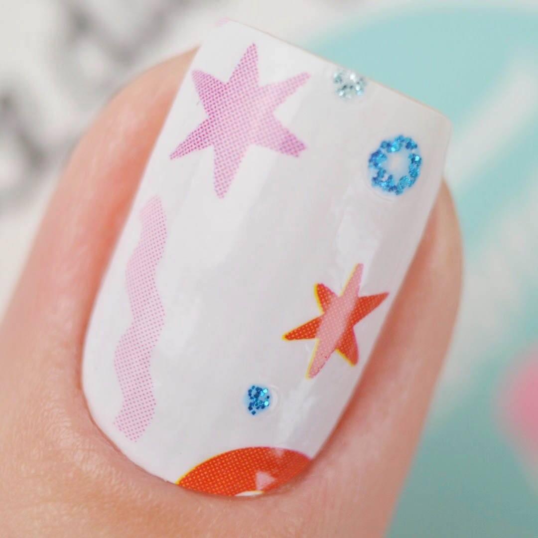Personail Nail Wraps Confetti Queen by Have A Nice Day