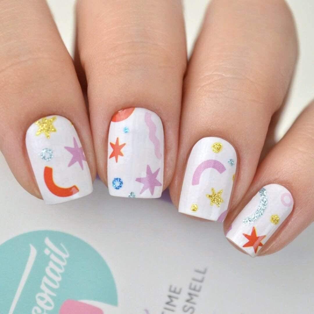 Personail Nail Wraps Confetti Queen by Have A Nice Day