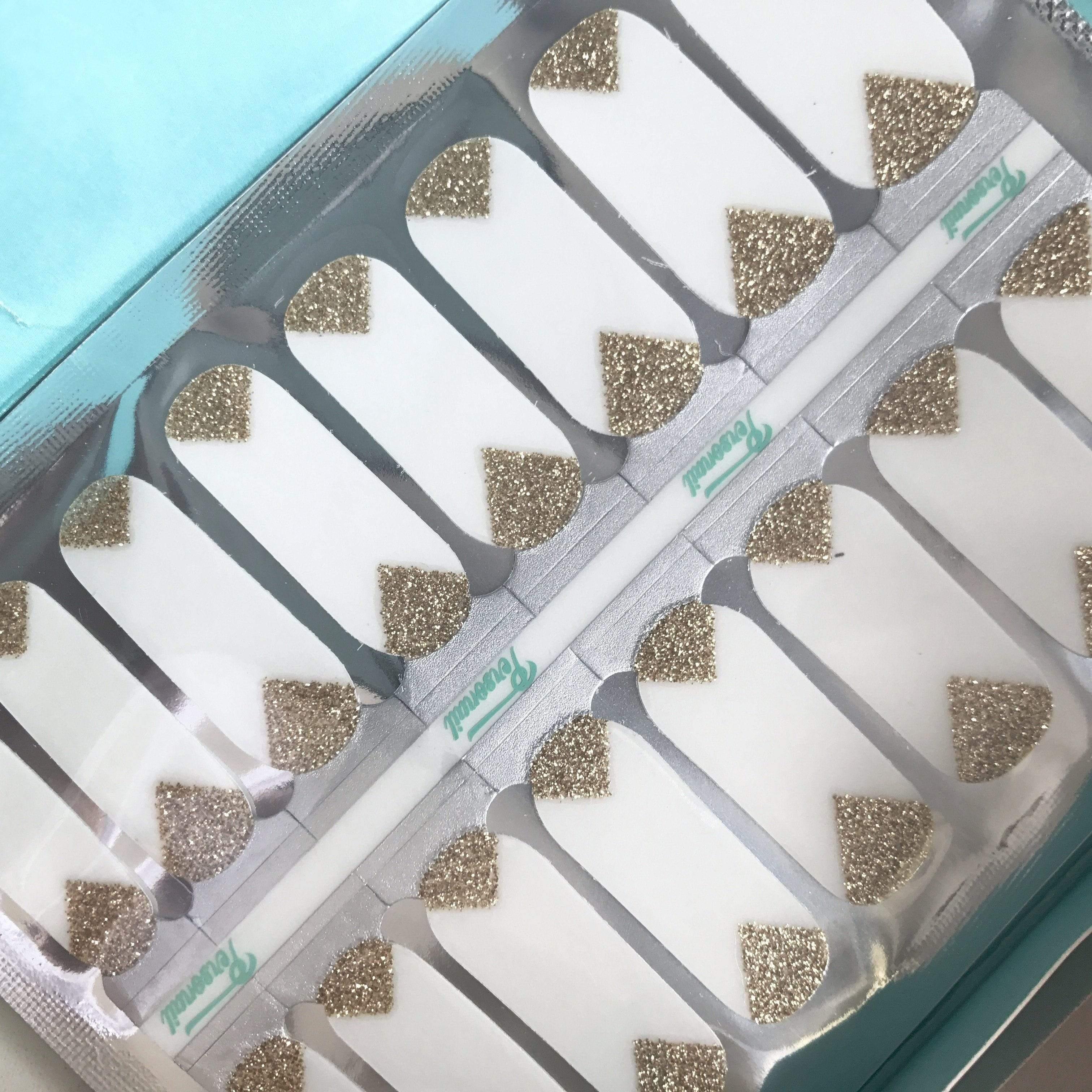 Personail Nail Wraps Cover Up in Gold (Transparent)