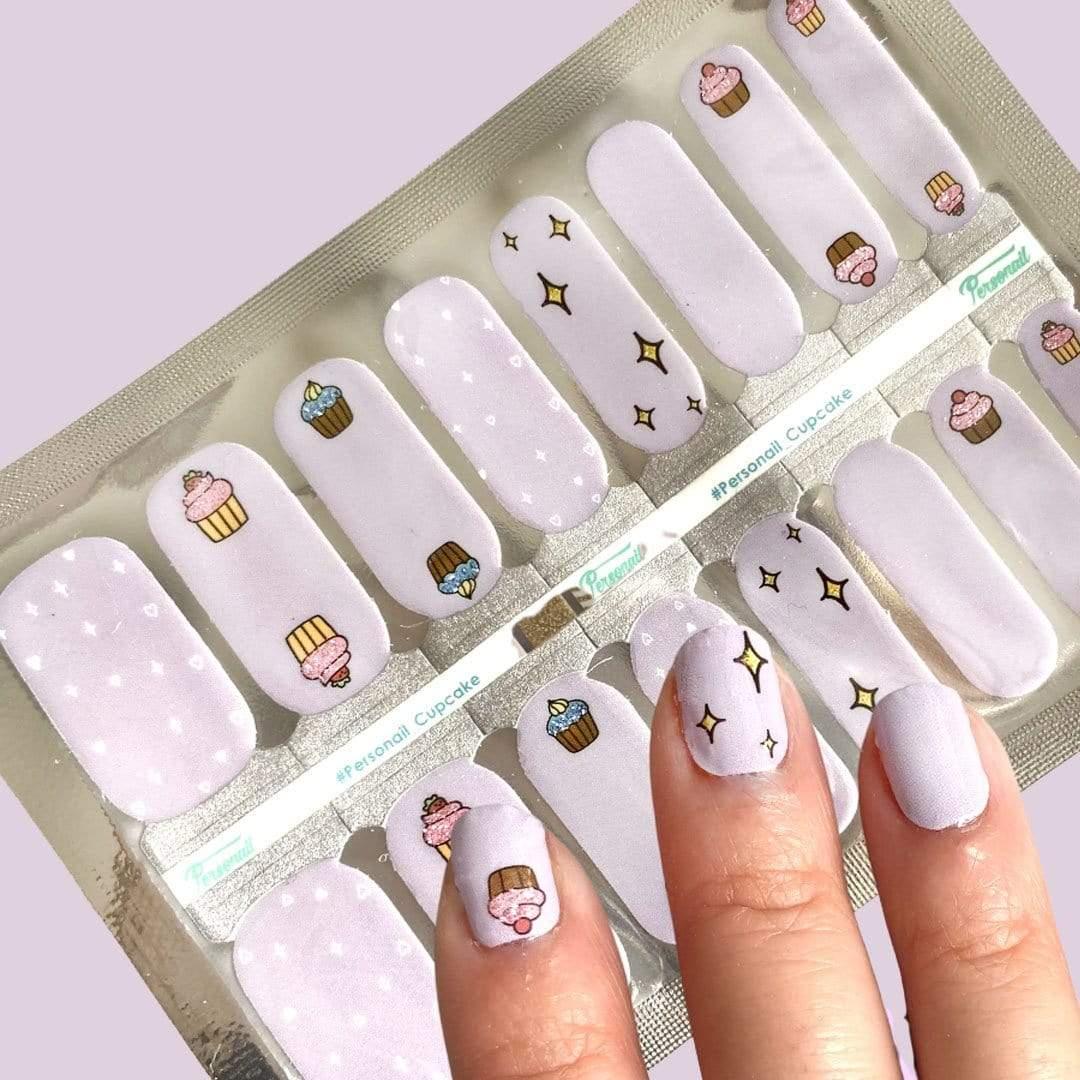 Personail Nail Wraps Cupcake