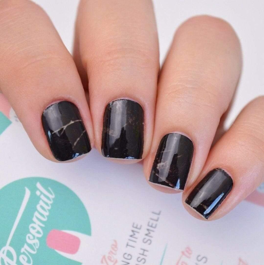 Personail Nail Wraps Default Title / Default Black Marble